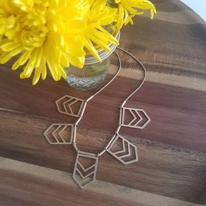 PacSun | Gold Chevron Necklace